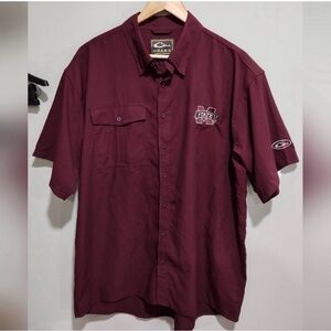 Drake Mississippi State Casual Button Down Shirt